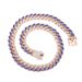 Hip Hop Niche Trendy Temperament Blue Cuban Bracelet With Diamond Inlay Men And Hiphop Gold-plated Necklace For Women_ipsvogv.com