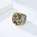 Retro style Freemasonry titanium steel ring domineering men's brotherhood wrench personality hand jewelry_ipsvogv.com