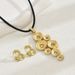 Versatile Fragrance Series Women's Earnail Necklace Set with Personalized, Simple, Irregular, and Unique Design Sense:_ipsvogv.com