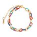 Titanium Steel Colorful Oil Drip Cuban For Women, Unique Design, Light Luxury, High-end Feel, Couple Bracelet Jewelry_ipsvogv.com