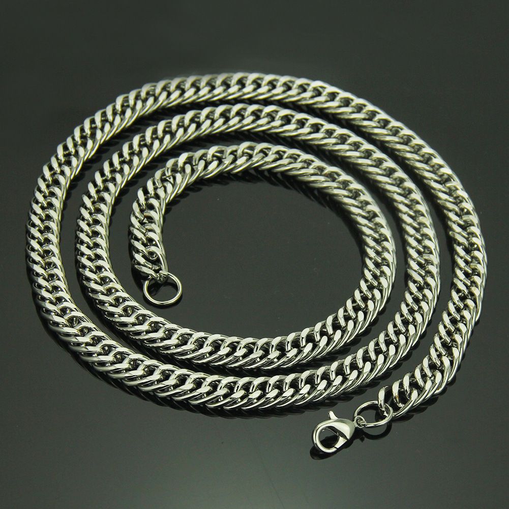 Hot selling 14K gold plated with domineering hiphop Cuban chain men's necklace_ipsvogv.com