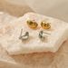 Women’s Jewelry Set Fashion Fashion Stainless Steel Gold Plated Earrings For Women Popular Simple Smooth Earrings Earrings Jewelry_ipsvogv.com
