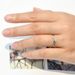 Cao Shi Couple Cross Double Layered Hollow Birthday Gift For Girlfriend Jewelry Simple Micro Inlaid Female Ring_ipsvogv.com