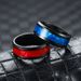 Fashion Men's Shell Titanium Black Stainless Steel Ring Jewelry_ipsvogv.com