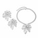 Exaggerated Antique Style For Women, Niche Ins, Metal Texture Hollowed Out Floral Necklace_ipsvogv.com