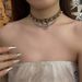 Unisex Dark Style Devil Eye Rivet Collar Necklace Female Choker Personality Asian Punk Hip Hop Clavicle Chain Necklace_ipsvogv.com