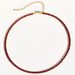 Hip Hop Colorful Row Necklace Tennis Zircon Chain Women Rainbow Full Diamond Choker Trendy Jewelry_ipsvogv.com