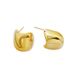 S925 Sterling Silver Geometric Earrings Fashion Design Sense Female Niche Light Luxury Simple Earrings Jewelry_ipsvogv.com