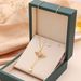 2023 New Cupid Angel Tassel Love Titanium Steel Necklace Moving Small Wings Women's Clavicle Chain_ipsvogv.com