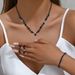 Simple Fashion Jewelry Set Bridal Necklace Temperament Jewelry 425 Earrings Fashionable And Versatile_ipsvogv.com