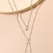 New Fashion Bell Pendant Necklace Female, Exaggerated Personality Multi-layer Fringed Long Necklace_ipsvogv.com