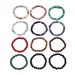 Geometric minimalist natural stone bead set, niche multiple colorful high-end design bracelet for both men and women_ipsvogv.com