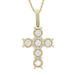 Men's Jewelry Large Cross Pendant Inlaid With Zircon Full Diamond Punk Style_ipsvogv.com