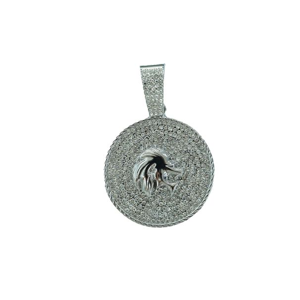Hip Hop New Leo Disc Pendant, The Embodiment Of Leo's Wisdom And Power, Hip-hop Cuban Necklace_ipsvogv.com