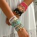 Bohemian style women's multi-layer bead bracelet, niche color weaving design, high-end feel, handmade accessory_ipsvogv.com