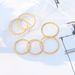 Indifferent Instagram Style, Niche Personality, Titanium Steel Circular Ring Men's And Women's Styles, Gold-plated Tail_ipsvogv.com