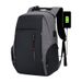 1pc Men's Anti-theft Bag Laptop Backpack, Large Capacity Business Bag For Travel, USB Charging Backpack_ipsvogv.com