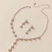 Minimalist Fashionable Women's Necklace With Rhinestones, Creative And Personalized Accessories For Outdoor Brides'_ipsvogv.com