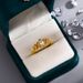 New Alice Bead Drop Glue Gold Plated Ring For Women, Light Luxury, Niche Design, Finger Ring, Cold Style_ipsvogv.com