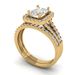 Sanjie Gold Popular Jewelry Hot Selling Handmade Exquisite Square Zircon Ring_ipsvogv.com