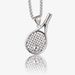 New Badminton Trendy Hip-Hop Long Versatile Men's Sweater Chain Tennis Racket Necklace Accessories_ipsvogv.com
