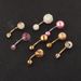 new arrival 8PCs navel ring suit zircon navel nail navel buckle piercing jewelry_ipsvogv.com