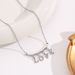 Hot selling Korean style full body titanium steel necklace LOVE titanium steel pendant, small and luxurious design,_ipsvogv.com