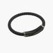 New Stainless Steel Men's Simple Personality Mesh Tube Leather Cord Magnetic Buckle DIY Bracelet_ipsvogv.com