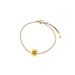 【 Full Body Titanium Steel 】 Dongmen Personalized Round Bead Six Petal Flower Chain Bracelet Female Internet Celebrity_ipsvogv.com