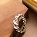 Fashionable And Simple INS Style Fried Dough Twists Bag With Adjustable Opening Ring_ipsvogv.com