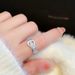 Unisex belt shaped open ring exquisite light luxury style temperament index finger ring personality fashion high end hand jewelry_ipsvogv.com