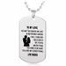 Military Necklace, Dog Brand DIY Engraved Personalized Necklace_ipsvogv.com