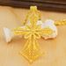 Ethiopian Cross Jewelry Pendant Gold Eritrean Traditional Wedding_ipsvogv.com
