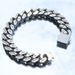 Titanium Steel Men's Ins Hip-Hop Trendy Minimalist Versatile Cuban Chain Bracelet_ipsvogv.com