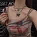 Sweet And Cool Hot Girl Retro Double Layer Butterfly Pearl Necklace High Grade Clavicle Chain Heavy Work Old Niche Design Necklace_ipsvogv.com