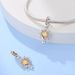 Women's Jewelry Tarot Star Moon Hourglass Pendant String Beads DIY Jewelry Accessories Bracelet Copper Plated Silver_ipsvogv.com