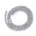 Cross Necklace Full Single Row Diamond Tennis Chain Pendant Electroplated Alloy Hip Hop Trend_ipsvogv.com