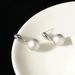 Earrings Sterling Silver Wire-drawing Ball Earrings Niche Minimalist Joker Retro Elegant Jewelry Autumn and Winter Women's High-end Sense_ipsvogv.com