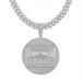 Accessories Last Dinner Circle Full of Diamonds Fashion Hip Hop Exaggerated Men and Women Cuban Chain Pendant Necklace_ipsvogv.com