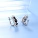 Personalized Flower Design Natural Topaz Earrings Garnet S925 Sterling Silver Inlaid Gemstone Earrings Female_ipsvogv.com