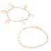 New Bohemian Fashionable Natural Shell Pendant Hollow Round Plate Bracelet 2-piece Set_ipsvogv.com