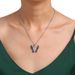 Hot Selling Necklaces With Fashionable Black Diamond Butterfly Pendant, Adjustable Necklace_ipsvogv.com