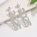 Unisex New Year's Popular Number Earrings Earrings Personalized Rhinestone Number Earrings Female Full Diamond Long Pendant Earrings Jewelry_ipsvogv.com