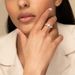 new S925 Silver Plated 10k Gold Pearl Ring Female Inlaid With Colorful Zircon Finger Ring Fashion Simple Spot_ipsvogv.com