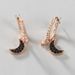 Star And Moon Asymmetrical Earrings For Women Detachable Star And Moon Earrings For Women_ipsvogv.com