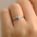 Sanjie Simple Fashion Heart Shaped Women's Silver Ring Instagram Internet Celebrity Wearing Accessories Love Jewelry_ipsvogv.com