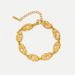 trendy gold stainless steel bracelet female ins fashion new style stacking matching hand jewelry_ipsvogv.com