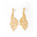 INS Light Luxury Metal Minimalist Style Gold-Plated Hollow Leaf Design Sense Drop Earrings For Women_ipsvogv.com