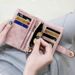 New Frosted Wallet For Women Korean Version Large Capacity Short Wallet Student Friendly Multi Slot Women's Wallet_ipsvogv.com