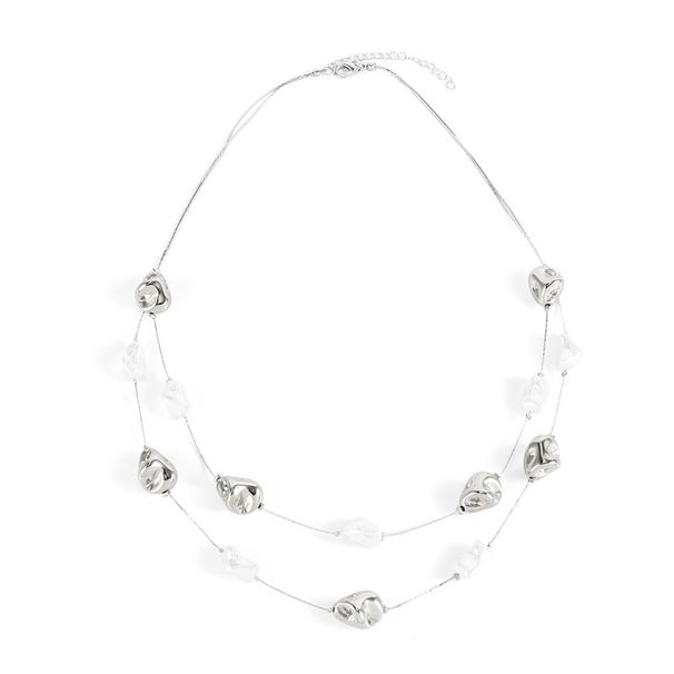 Temperament Long Sweater Chain Fashion Multi Layer Irregular Pearl Necklace Jewelry_ipsvogv.com